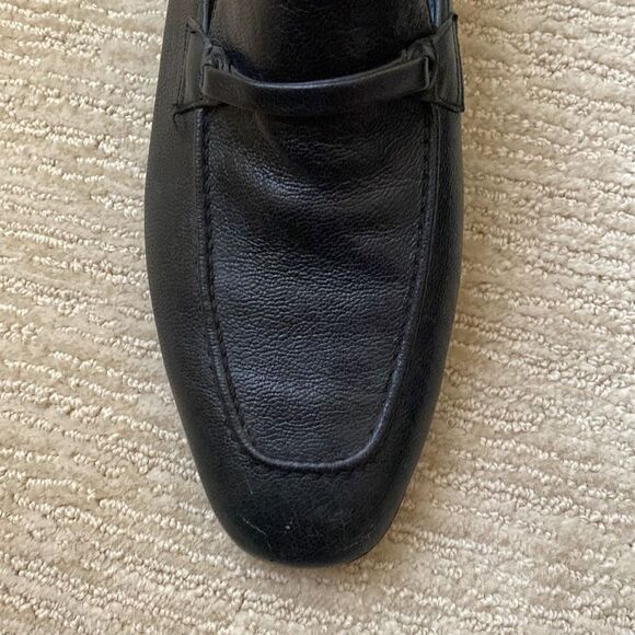 Bally of Switzerland Mens Savoya Black Leather Shoes, Size 9.5 - Picture 8 of 16